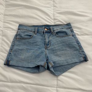 Light Wash Jean Shorts